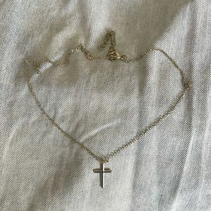 Cross Necklace Silver